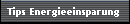 Tips Energieeinsparung